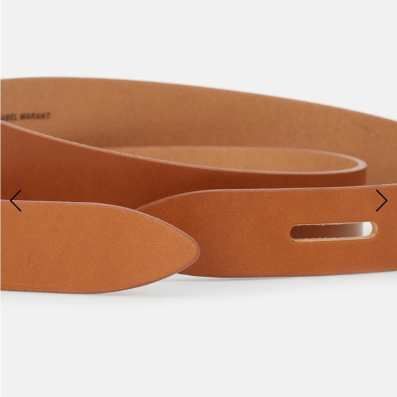 Isabel Marant Tan Leather Wrap Belt - Picture 3 of 8
